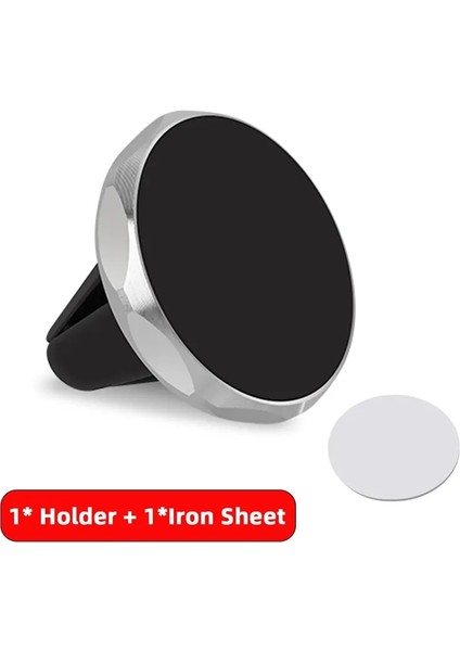 Evrensel Araba Telefon Tutucu Hava Havalandırıcı Manyetik Tutucu Iphone Için Evrensel Araba Tutucu Samsung Lg Araba Cep Telefonu Tutucu Standcolor: Metal Plaka (Yurt Dışından)