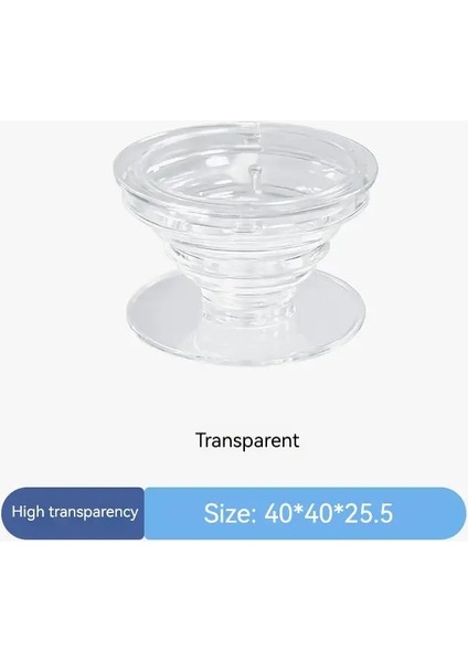 Telefon Stand Üstün Cep Telefonu Şeffaf Hava Yastığı Tutucu Malzeme Tembel Retractable Şeffaf Telefon Tutucu Accessoriescolor: Yarılık (Yurt Dışından)