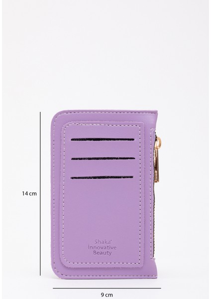 Lila SHK101 Suni Deri 6 Kartlık ve Fermuarlı Para Bölmeli Kartlık Cüzdan modelleri
