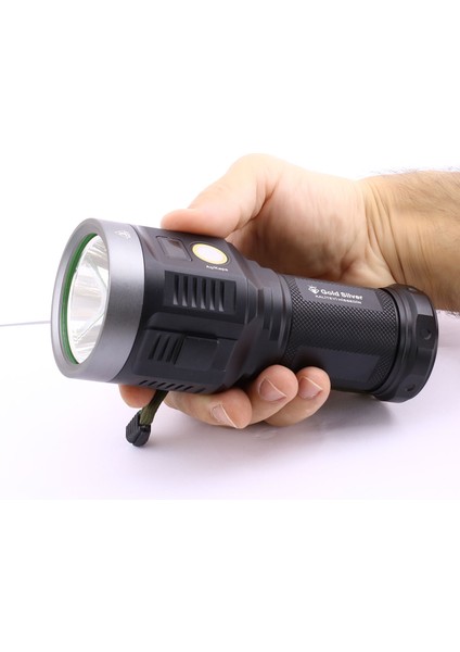 El Feneri Uzun Menzil 5000 Lümen 50W Li-Ion 8000 Mah Şarjlı Powerbank Ledli Parlak Su Geçirmez Kamp indirimleri