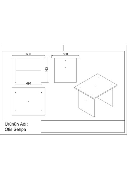 Bega Abcdefg2 Ofis Masa Makam Takımı Barok-Antrasit BEG19-BA modelleri