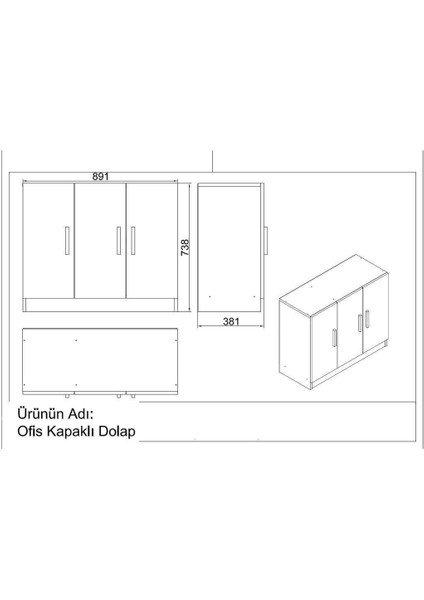 Bega Abcdefg2 Ofis Masa Makam Takımı Barok-Antrasit BEG19-BA