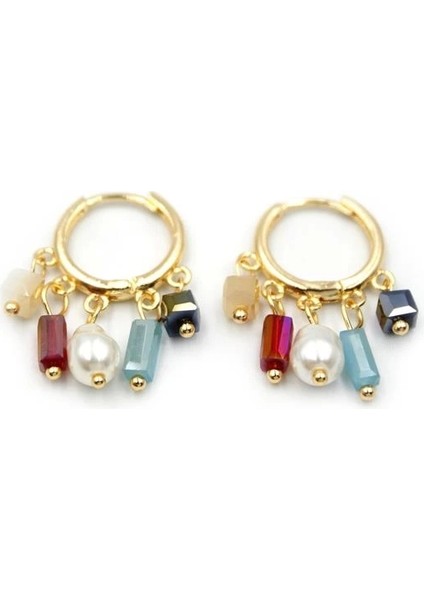 Boncuklu Shakira Küpe - Altın fiyatları