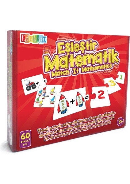 Eğitici Oyuncak Eşleştir Mukavva Puzzle Matematik EDU-1004 fiyatları