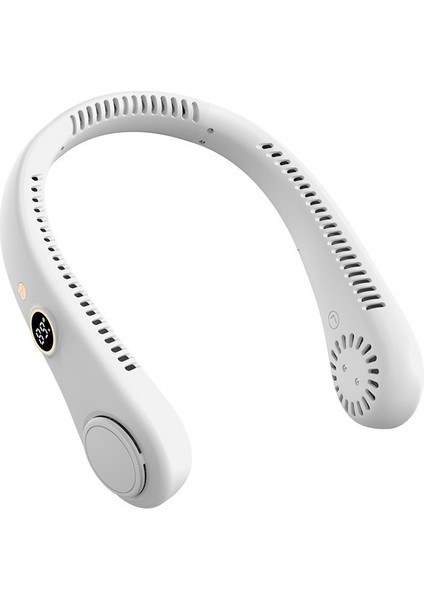 Beş Vites Dijital Ekran Sessiz Açık Hava Spor Boyunlu Fan (Yurt Dışından)