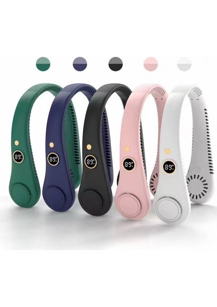 Beş Vites Dijital Ekran Sessiz Açık Hava Spor Boyunlu Fan (Yurt Dışından) fırsatları