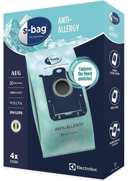 Ze 346b Ergospace Orijinal S-bag Anti Allergy Toz Torbası
