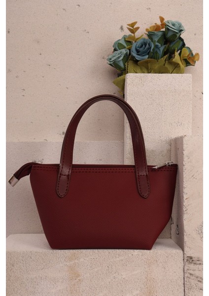 164 Şık Benekli Mini Saplı Portföy Çanta fiyatları