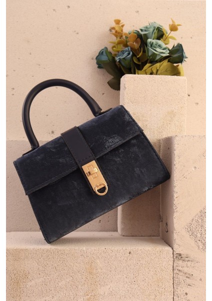 401 Ginza Süet Portföy Çanta