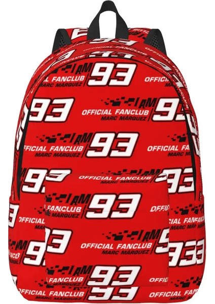 Özel Klasik M-Marcs Araba Motoru 93 Karınca Tuval Sırt Çantası Erkekler Için Kadınlar Su Geçirmez Okul Kolej Çantası Baskı Kitap Çantaları Renk: 2/beden: 30X14X40CM (Yurt Dışından)