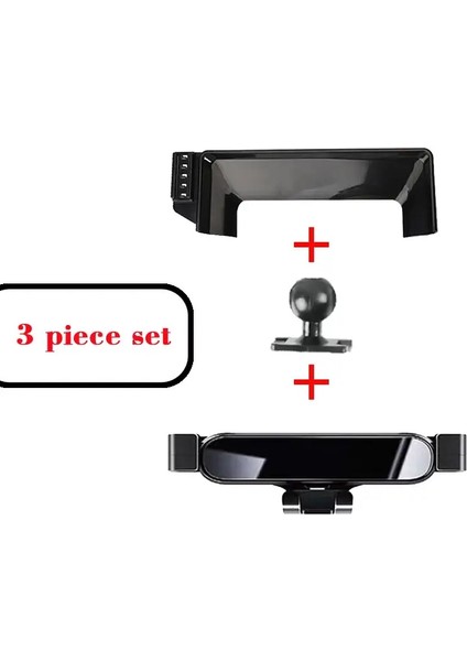 Mg4 Ev Mg Için Araba Cep Telefonu Tutucu 4 Mulan EH32 2022 ~ 2024 360 ° Dönen Araba Montaj Gps Braket Navigasyon Stand Aksesuarları Renk: Parlak Siyah (Yurt Dışından)