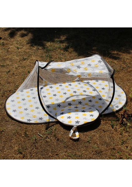 Katlanabilir Bebek Cibinlik Tül Sineklik Haşere Koruyucu Çantalı Bebek Gölgelik Çadırı 120-60 cm fırsatları