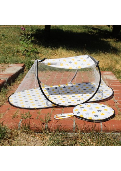 Katlanabilir Bebek Cibinlik Tül Sineklik Haşere Koruyucu Çantalı Bebek Gölgelik Çadırı 120-60 cm indirimleri