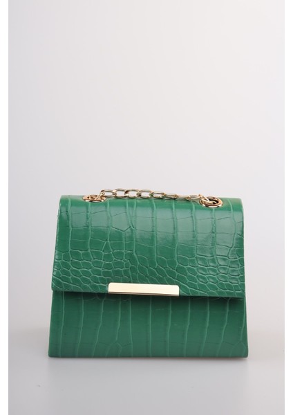 Weembag Kroko Zincir Askılı Roma Kadın Çanta