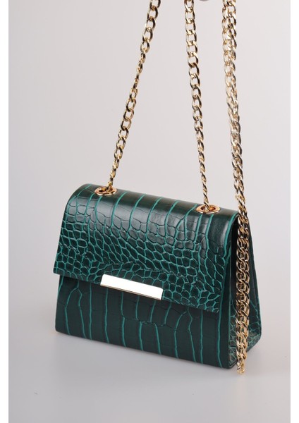 Weembag Kroko Zincir Askılı Roma Kadın Çanta modelleri