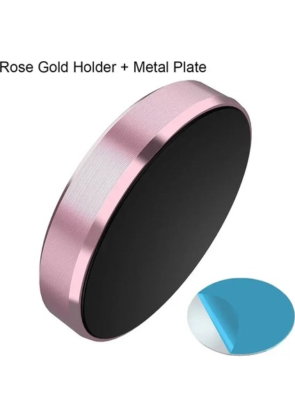 Süper Manyetik Araba Telefon Tutucu Gösterge Paneli Cep Telefonu Stand Magnet Montaj Braket Iphone 13 Için Araba 13 12 Samsung Redmi Xiaomi Renk: Gül Altın (Yurt Dışından)
