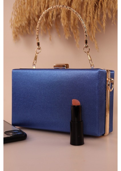 Weembag 107 Saten Canel Abiye Çanta | Modern Çizgili Tasarım modelleri