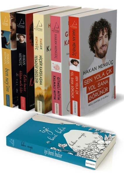 Sen Yola Çık Yol Sana Görünür - Gitmeli Miyim Kalmalı Mıyım - Hiçbir Karşılaşma Tesadüf Değildir - 5 Kitap - Hakan Mengüç + Defter