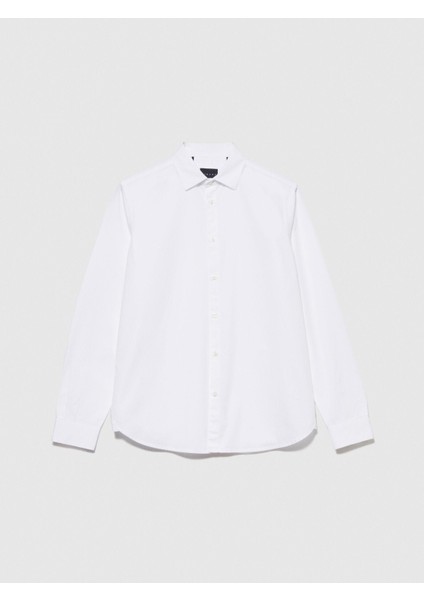 Sisley %100 Koton Arkası Pileli Oxford Gömlek Erkek Renkli Gömlek - 323A5ELCSQ02E fırsatları