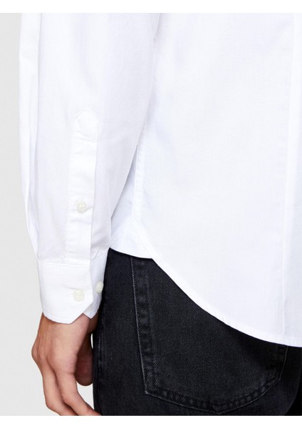 Sisley %100 Koton Arkası Pileli Oxford Gömlek Erkek Renkli Gömlek - 323A5ELCSQ02E indirimleri