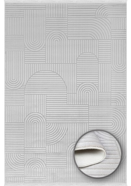 Ipek Mekik Halı Maçka 2161A Gri Salon, Mutfak, Oturma Odası, Çocuk Odası Halisi