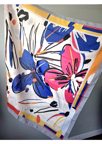 Deluxe Eşarp (Italyan Dikiş) - Gri