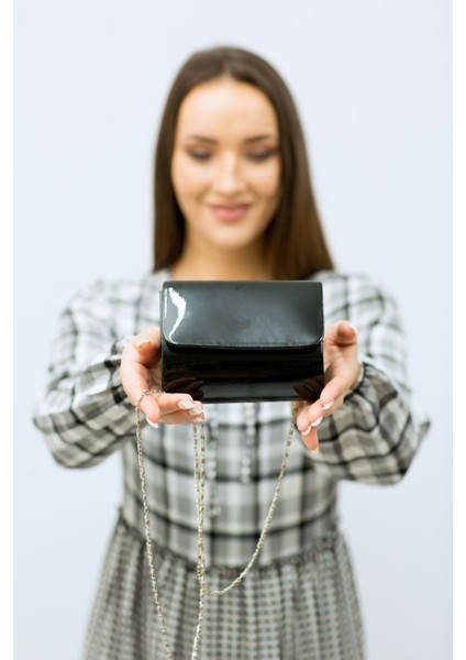 111 Rugan Minik Abiye Çanta | Parlak Minik Gece Çantası