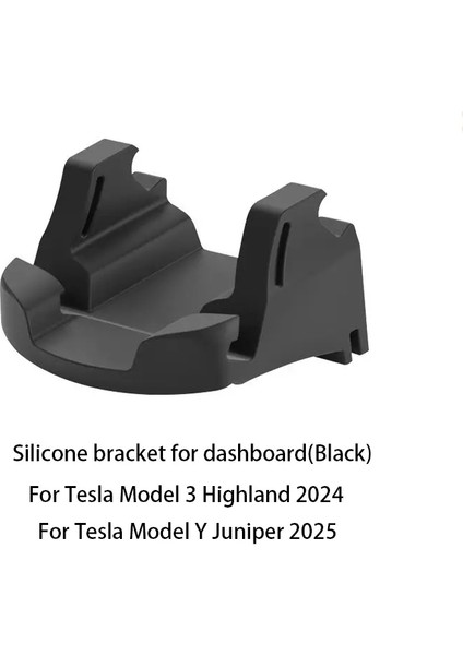 Tesla Model 3 Model Y Highland 2017-2025 Sıvı Silikon Kauçuk Araç Telefon Tutucu Gösterge Tablosu Hava Hava Ventcolor Için Klips Yok: Yeni M3 Y (Yurt Dışından)
