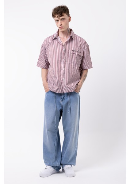 Cizgili Crop Gömelk