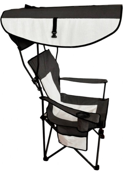 Gölgelikli Tenteli Katlanır Kamp Sandalyesi