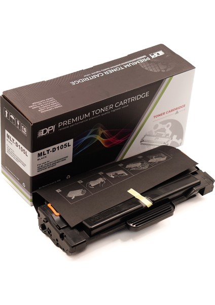 Samsung MLT-105DL Chipli Muadil Toner – ML-1910 1915 SCX-4600 – 2500 Sayfa Siyah fiyatları