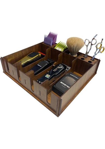 Ahşap Profesyonel Kuaför Berber Malzeme Organizeri fiyatları
