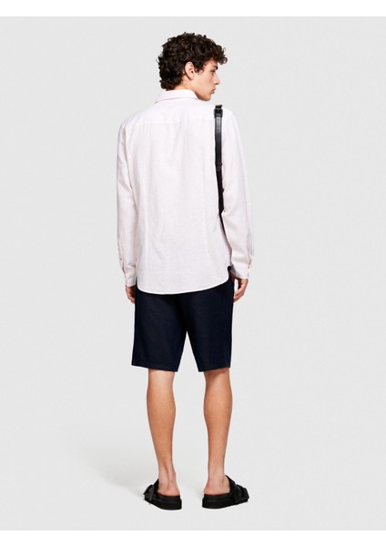 Sisley Keten Pamuk Karışımlı Slim Fit Gömlek Erkek Mix Gömlek - 324P59A2SQ03G fiyatları