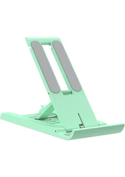 Masaüstü Katlanabilir Telefon Tutucu Stand Taşınabilir Tablet Stand Masası Iphone 13 Pro iPad Mobil Telefon Tableti 12 Rengi Altında: Yeşil (Yurt Dışından)