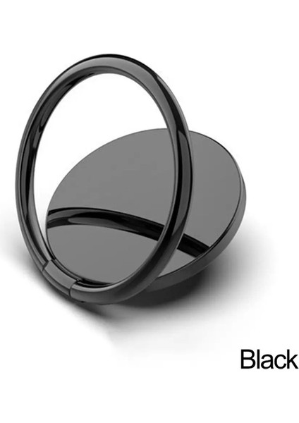 Lüks Mıknatıs Metal Parmak Yüzüğü Stand Evrensel Cep Telefonu Geri Kılıf Tutucu Iphone 15 14 13 12 Pro Maxcolor: Siyah 1 (Yurt Dışından)
