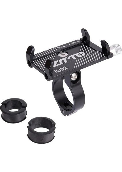 Gub Artı 21 Motosiklet Bisiklet Telefon Tutucu Alüminyum Alaşımlı Klip Telefon Stand 22.2-32MM Handecolor Için Dönebilir Ayarlanabilir Anti-Slip: Black Mini (Yurt Dışından)