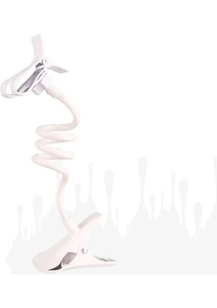 Evrensel Cep Telefonu Tutucu Esnek Tembel Tutucu Ayarlanabilir Cep Telefonu Klipsi Ev Yatağı Masaüstü Montaj Braket Akıllı Telefon Standcolor: Beyaz (Yurt Dışından)