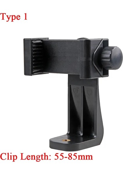 360 Derece Cep Telefonu Klipsi Samsung Iphonecolor Için 1/4 Vida Cep Telefonu Tutucu Tripod Montaj Desk Tripod Adaptörü ile Uyumlu: Tip 1 (Yurt Dışından)