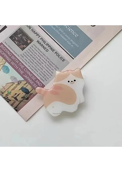 Iphone 16 Samsung Xiaomi Kore Yavru Kedi Kavrama Tok Katlanır Parmak Stand Soket: 2 (Yurt Dışından)