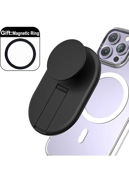 Magsafe Cep Telefonu Griptok Tutucu Soket Cepi Için Iphone Samsung Braket Telefon Accessorialscolor Için Iki Tutucu ile Genişleme Standı: Siyah (Yurt Dışından)