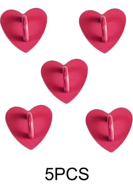 2/5pcs Sevimli Dıy Yapıştırıcı Telefon Cazibesi Metal Kalp Cep Telefonu Çanak Çemberi Standı Telefon Zinciri Dekorasyon Kancası: 2pcs Mor (Yurt Dışından)