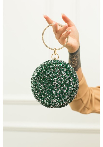 Weembag 167 Saten Taşlı Bilezik Abiye Çanta | Lüks Gece Çantası