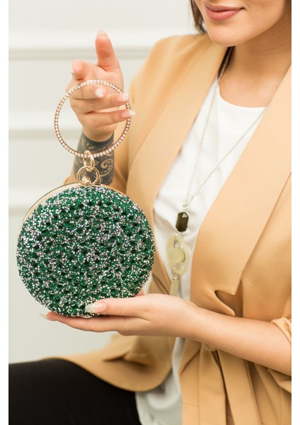 Weembag 167 Saten Taşlı Bilezik Abiye Çanta | Lüks Gece Çantası modelleri