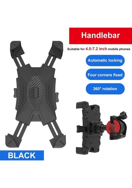 Araba Telefonu Için Yeni Mobil Destek Canlı Akış Standları Motosiklet Dağ Bisikleti Elektrikli Bisiklet Evrensel Sabit Framecolor: Siyah (Yurt Dışından)