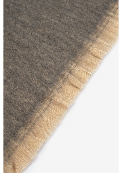 Helen Kadın Atkı Kış Aylarında Sıcak Tutacak Siyah ve Kahverengi Renk Seçeneği