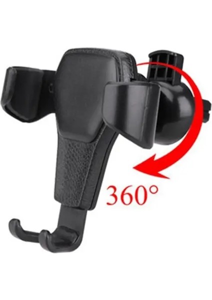 Universal Gravity Otomatik Telefon Tutucu Araç Hava Hava Havalandırıcı Klip Montaj Cep Telefonu Tutucu Cep Telefonu Stand Stand Iphone Renk Için Cep Telefonu Için Desteği: 2 Black (Yurt Dışından)