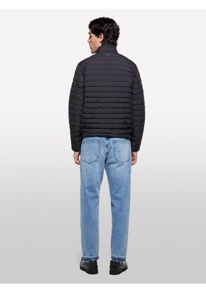 Sisley Fermuar ve Logo Detaylı Slim Fit Mont Erkek Bej Mont - 325P21V1SN03R fiyatları