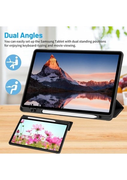 Apple Ipad 11 (A16) 2025 10. Nesil 10.9 Kılıf Yumuşak Kalem Bölmeli Akıllı Uyku Modlu A2696 A2757 A3355 fırsatları