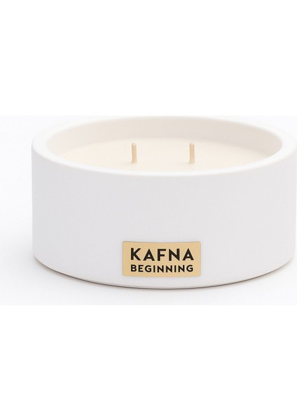 El Yapımı Doğal Mandalina Kokulu Beton Mum, Vegan ve Soya Wax Içerir modelleri