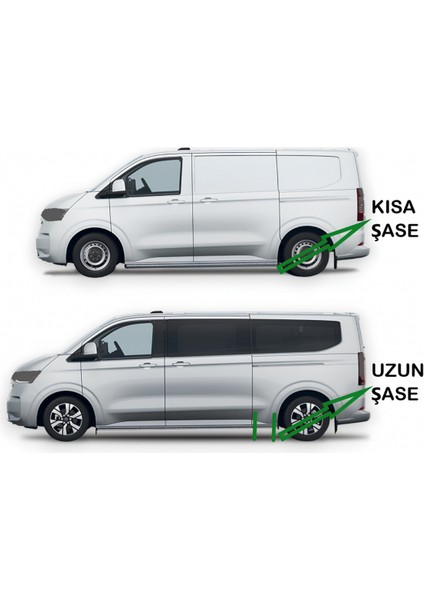 E - Transit Custom Elektirikli Kısa Şase 2025 2026 2027 Portbagaj Tavan Çıtası Siyah indirimleri